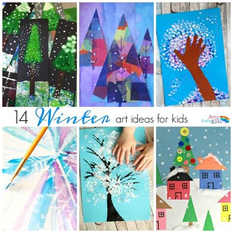 Teach them to explore their creativity in lots of different ways. 14 Wonderful Winter Art Projects for Kids | Arty Crafty ...