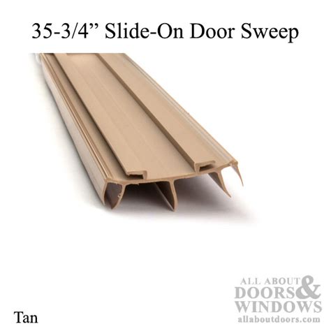 Slide On Door Sweeps And Bottoms