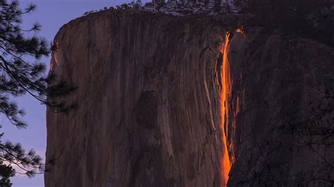 Photos Viewers Share Spectacular Images Of Horsetail Falls Illuminated