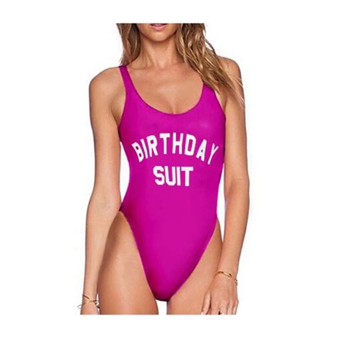 Sexy Birthday Suit Monokini 1 Piece Bikini Swimsuit On Storenvy