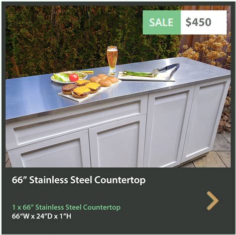 66″ Stainless Steel Countertop 304 Stainless Steel 66x24x1 In
