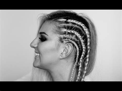 Take thumb/pointer finger and grip left. How To Cornrow Your Own Hair | Hair Tutorial - YouTube
