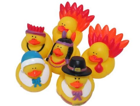 Duck with a side of cake! Thanksgiving Rubber Duckies - Set of 12! | Rubber ducky ...