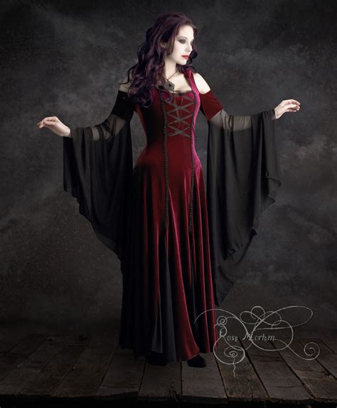 imaginaerum hooded gothic dress jewlery clothing vampire dress romantic goth gothic dress