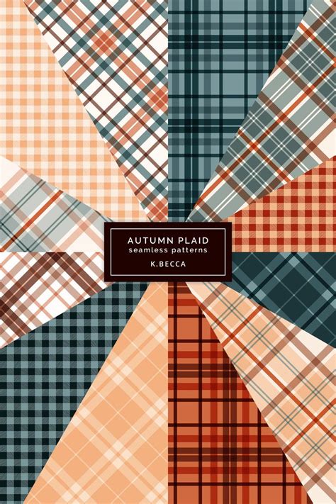 Autumn Fall Plaid Background Patterns Seamless 347317 Patterns