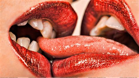 Embrasser Les Lèvres Aux Lèvres Lip Kiss Fond Décran Télécharger 1920x1080 Wallpapertip