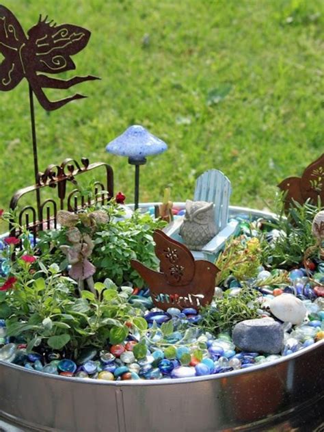 Product titlemini squirrel figurines fairy garden decor accessory. 35 Miracle DIY Miniature Fairy Garden Ideas | HomeMydesign