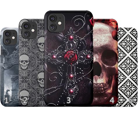 Gothic Iphone Case 12 Pro Max Mini 11 X Xr Xs 7 8 Plus 6 6s Etsy
