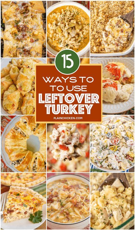 what to make with leftover turkey plain chicken