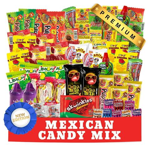 Mexican Candy Mix 90 Count Assortment Of Spicy Sour And Sweet