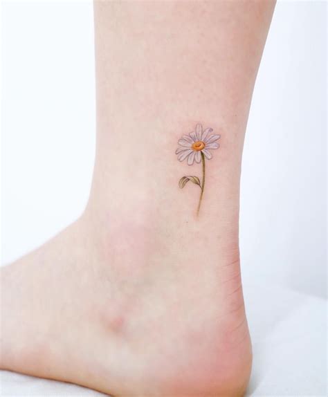 Minimalist Daisy Tattoo Designs Best Tattoo Ideas