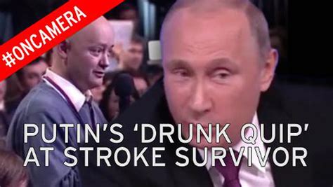 Vladimir Putin Drunk Joke Watch Moment Russian President Makes