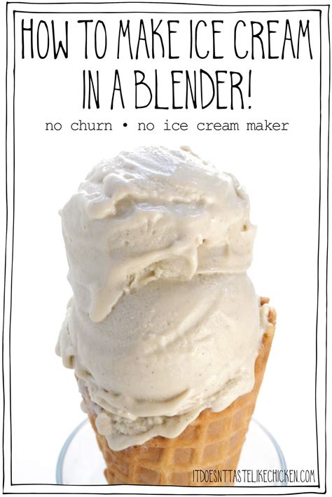 How To Make Ice Cream In A Blender Recipe Cart