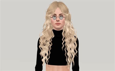 Curly Hairstyle Newsea S Nightwish Retextured By Fanaskher Sims Hairs