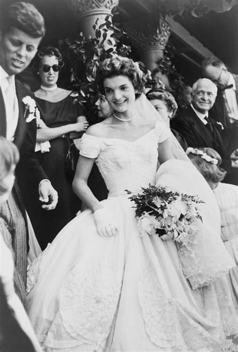 Jacqueline Bouvier And John F Kennedy Wedding In 1953 Jackie Kennedy