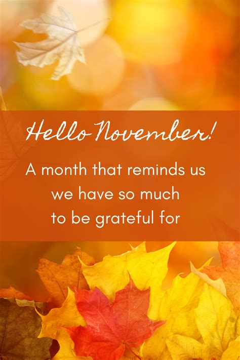 Hello November Hello November Grateful Inspirational Quotes Motivation