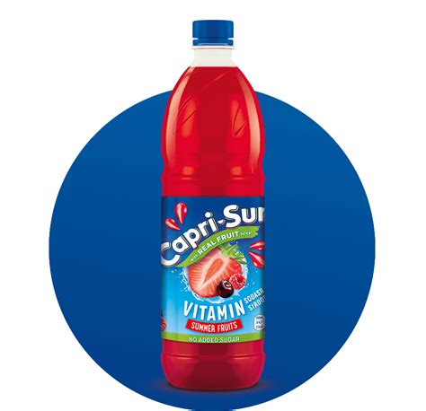 New Capri Sun Squash All Natural Fruit Juice Drinks