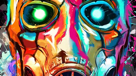 Borderlands 3 Colorful Psycho Mask From Trailer Hd Wallpapers