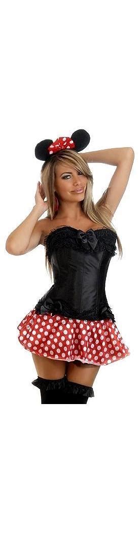 3 Pc Sexy Miss Mouse Costume