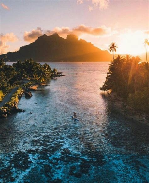 Bora Bora French Polynesia Travel Aesthetic Beautiful Places To