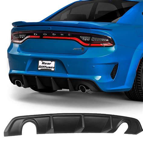 Buy Rear Diffuser Compatible With Dodge Charger Srt Hellcat Rear Bumper Lip Diffuser