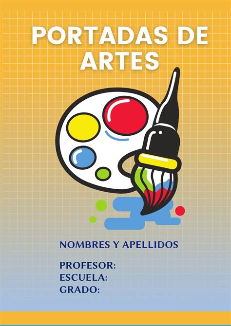 Portadas De Artes ⇒ 25 Portadas Para Cuadernos Word