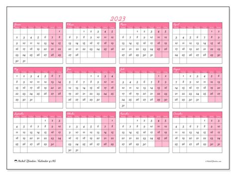 Kalender 2023 Til Print “danmark” Michel Zbinden Da