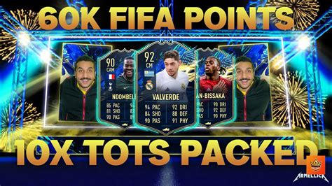Team Of The Season Pack Opening 10 Tots Packed 60k Fifa Points Fifa 21 Community Tots Pack