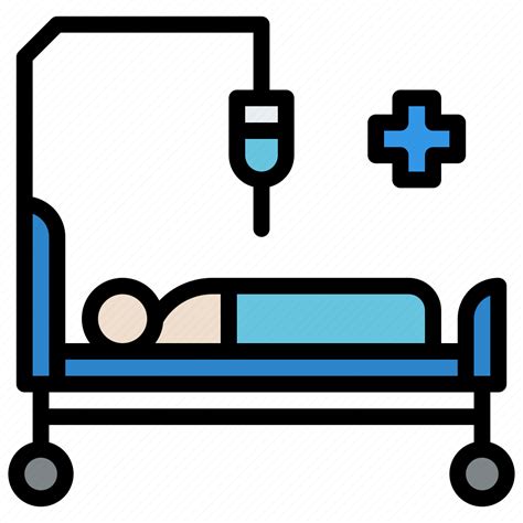 Bed Hospital Medical Patient Icon Download On Iconfinder