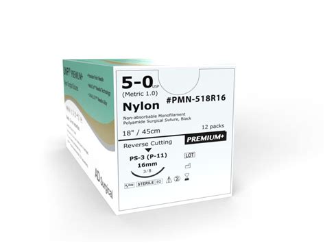 Unify Premium Nylon Surgical Sutures Size 50 18 Thread
