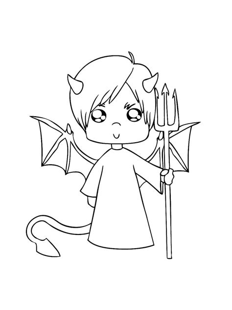 Devil Coloring Pages Download And Print Devil Coloring Pages