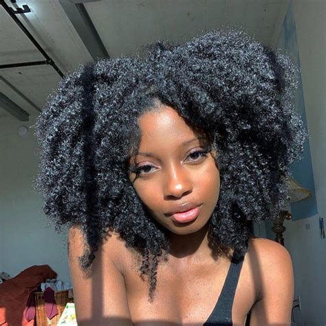 Naturally Melaninn Hair On Instagram Type 4 Curls 🧘🏾‍♀️ Follow