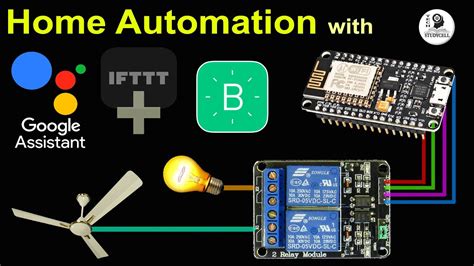 Smart Home With Google Assistant Alexa Using NodeMCU ESP Manual Voice IoT Projects