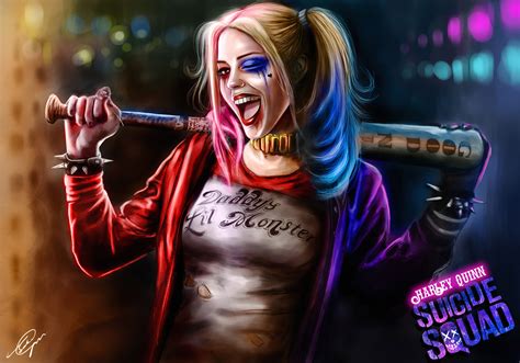 Baseball Bat Lipstick 4k Blonde Wink Harley Quinn Comics Dc Comics Hd Wallpaper