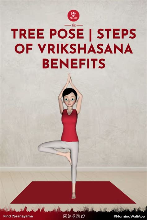 Tree Pose Steps Of Vrikshasana Benefits Tree Pose Easy Yoga