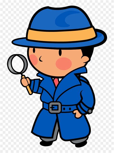 Detective Clipart Free Cartoon Looking For Clues Free Transparent