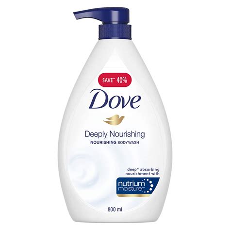 Dove Deeply Nourishing Body Wash 800 Ml Molbhavkaro
