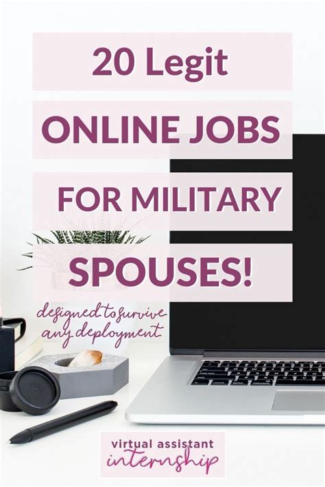 20 Legit Online Jobs For Military Wives And Spouses Designed To Survive