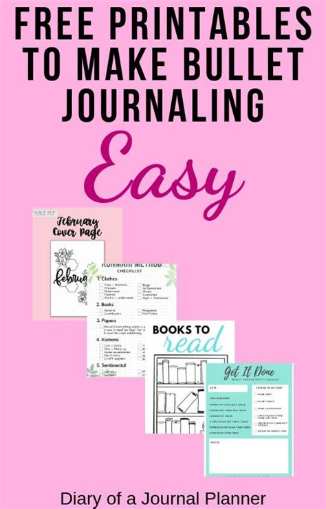 15 Totally Free Bullet Journal Printable To Organize Your Life In 2020