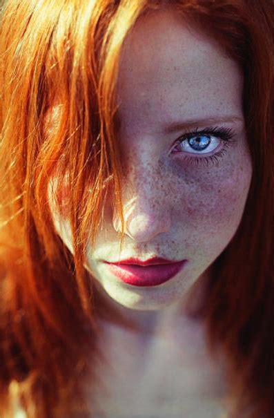 Maja Top Agi S Photos Of Red Headed Models With Freckles Are Stunning Light Stalking Models