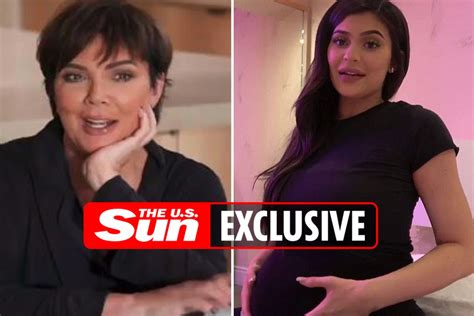Kylie Jenners Mom Kris Cried Tears Of Joy Over Daughters Pregnancy