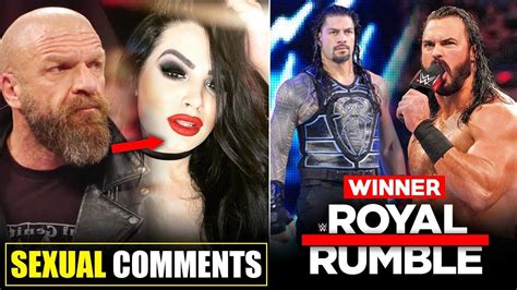 Triple H Sexual Paige Comments BACKLASH Roman Reigns Rumble Drew