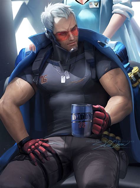 Solier 76 Casual Sakimi Chan Soldier 76 Overwatch Animated Man