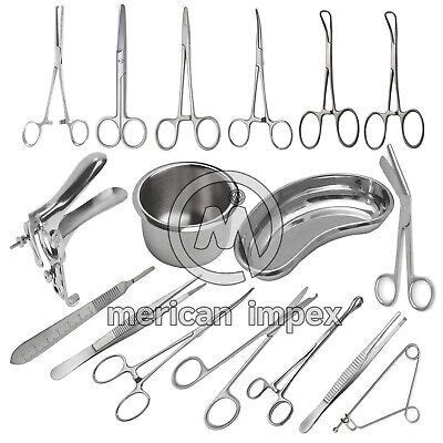 Gyne Episiotomy Set Pcs Episiotomy Gynecology Instruments Set Kidney Tray Ebay In