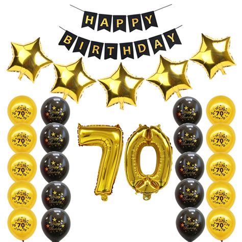 Buy 70th Birthday Decorations Supplies Happy Birthday Banner70th