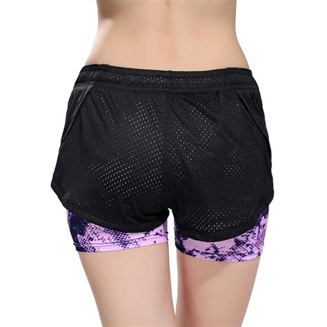 Besgo Summer Solid Sport Shorts Women Elastic Waist Short Shorts Quick Dry Breathable 9 Colour