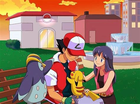 Pin By Ivankyllikoff On Pearlshipping Ash Pokemon Ash And Dawn