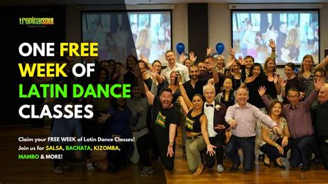One Free Week Of Latin Dance Classes Tropical Soul Dance Studio