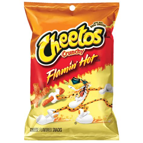 Cheetos Flamin Hot Crunchy Cheese Flavored Snacks 275 Ounce Bags