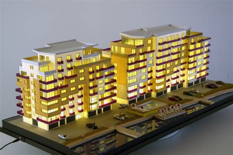Residential Buildings Architectural Scale Model Architectural Model